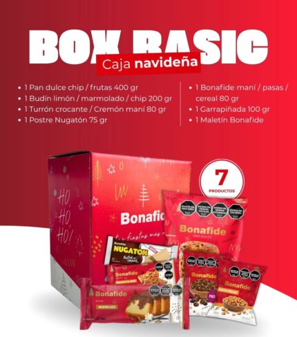 Caja Navideña Económica Bonafide para Empresas